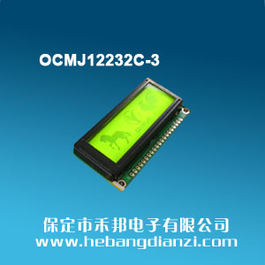 OCMJ12232C-3 黄绿屏5V